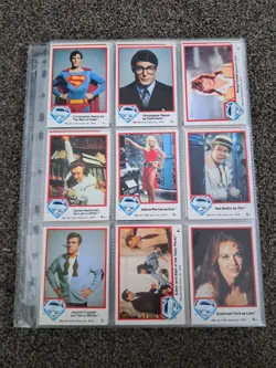 Superman full complete original set of 66 cards Topps UK 1st series 1978 SUPERB - Image 3