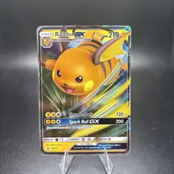 Raichu-GX - SM213 Ultra Rare Sun & Moon Promo NM Pokemon TCG Modern Card -c - Image 1