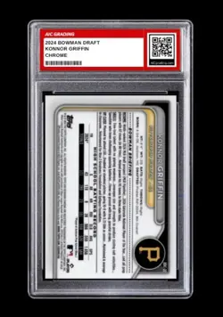 2024 Konnor Griffin 1st Bowman Chrome Draft Rookie Card #BDC-22 Graded 10 - Image 5
