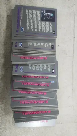 Terminator 2 Trading Cards Complete Set of 140 Cards Impel - Image 1