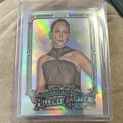 Topps 2025 Allen & Ginter Brittany Snow Pitch Perfect Refractor Card #276 - Image 1