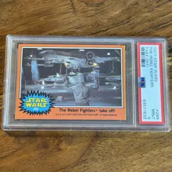 The Rebel Fighters Take Off 1977 Topps Star Wars Card #289 PSA 9 MINT - Image 1