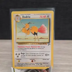 Pokemon Dodrio 37/130 Base Set 2 70 HP Uncommon Regular Card - Image 1