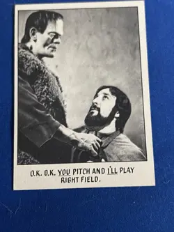 YOU’LL DIE LAUGHING Lot of 12 Topps 1973 vtg Horror Monster Movie Trading Cards - Image 5