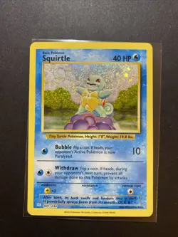 Squirtle 001/034 Trading Card Game Classic Holo Pokemon TCG NM - Image 1