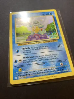 Squirtle 001/034 Trading Card Game Classic Holo Pokemon TCG NM - Image 2
