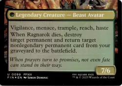 MTG Fang, Fearless l'Cie Foil NM FINAL FANTASY Magic 99 - Image 2