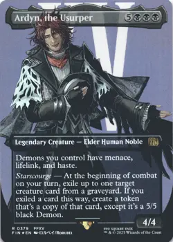 MTG Ardyn, the Usurper (0379) (Borderless) Foil NM FINAL FANTASY Magic 379 - Image 1