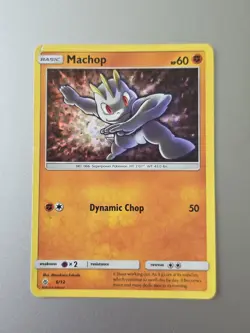 McDonald's 2018 Holo Rare Pokemon Card Machop 6/12 Promo - See Description - Image 1