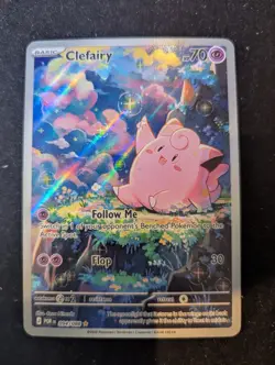 Clefairy 094/088 Illustration Rare Pokemon Card MEG Perfect Order NM Full Art IR - Image 1