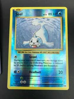 Seel 28/108 Reverse Holo Pokemon TCG XY Evolutions Card NM 2016 A - Image 1