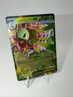 Pokemon Mega Meganium EX 010/217 Full Art Holo Ultra Rare Stage 2 HP 360 Card - Image 1