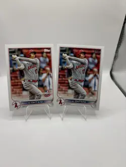 2022 Series 1 Opening Day Base #1 Shohei Ohtani LOS ANGELES ANGELS Card Lot (2) - Image 1