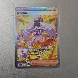Pokemon Jacinthe 122/088 SIR POR Full Art Trainer-Supporter TCG Card - Image 1