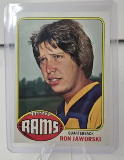 1976 Topps Ron Jaworski #426 RC Rookie Card Los Angeles Rams "Polish Rifle" - Image 1