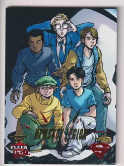 NEWSBOY LEGION 2025 FLEER ULTRA SUPERMAN THE FLASH PARALLEL CARD #D 019/199 - Image 1