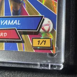 2024 WILD CARD LAMINE YAMAL (GOLD) 1/1 -SSP (RC) IN SEALED CASE SPAIN ROOKIE 17 - Image 2