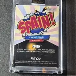 2024 WILD CARD LAMINE YAMAL (GOLD) 1/1 -SSP (RC) IN SEALED CASE SPAIN ROOKIE 17 - Image 3