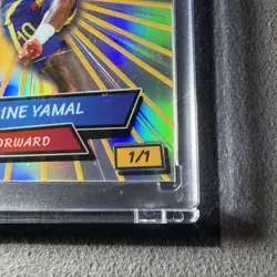 2024 WILD CARD LAMINE YAMAL Gold/Silver 1/1 -SSP (RC) IN SEALED CASE Rookie 17yo - Image 2