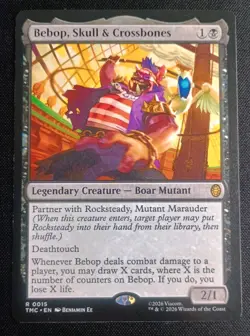 MTG TMNT - Bebop, Skull & Crossbones - Rare - Image 1
