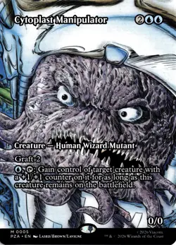 Cytoplast Manipulator (Borderless) 5 PZA Ninja Turtles Bonus Sheet NM - Image 1