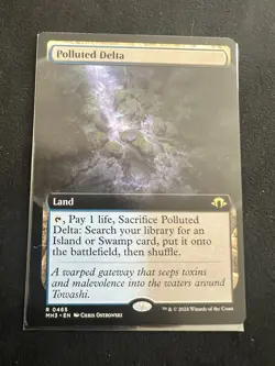 Polluted Delta Modern Horizons 3 Land Regular 0465 2024 Chris Ostrowski MTG NM - Image 1