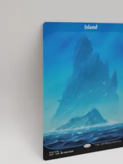 Island Full Art Unstable 213/216 NM John Avon MTG Basic Land Blue - Image 5