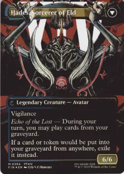 MTG Emet-Selch, Unsundered (Borderless) Foil NM FINAL FANTASY Magic 394 - Image 2