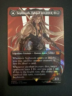 Sephiroth, Fabled SOLDIER (Borderless) (Surge Foil) Final Fantasy Foil - Image 1