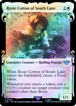 Rosie Cotton of South Lane - Foil Showcase Scroll Frame - NM ENG MTG LotR - Image 1