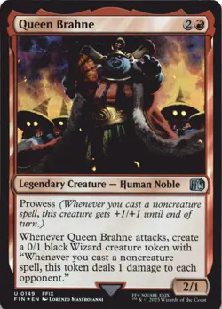 MTG Queen Brahne Foil NM FINAL FANTASY Magic 149 - Image 1