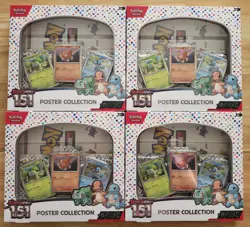 Pokemon TCG Scarlet & Violet 151 Poster Collection Lot Of 4 Sealed - Image 1