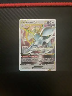 Pokemon Arceus VSTAR 123/172 Gamestop UPC Exclusive Metal Card NM - Image 1