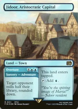 MTG Jidoor, Aristocratic Capital (Borderless) Foil NM FINAL FANTASY Magic 311 - Image 1
