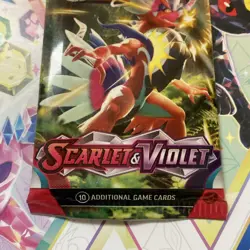 Pokemon Scarlet and Violet Base Set Booster Pack New Sealed - Image 2