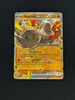 Pokemon Regirock ex 101/182 Sv10: Destined Rivals Holo - Image 1