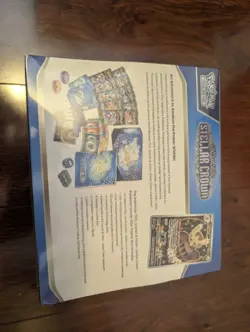 Pokemon TCG Stellar Crown Pokemon Center ETB - Slight Dent. See description/Pic - Image 4