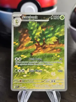 Sawsbuck Illustration Rare SV: White Flare 092/086 NM Pokemon TCG - Image 1
