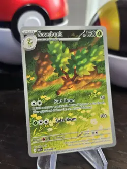 Sawsbuck Illustration Rare SV: White Flare 092/086 NM Pokemon TCG - Image 2