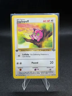 Pokemon TCG Jungle Jigglypuff #54/64 1st Edition Common Vintage 1999 LP - Image 1