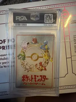 ImakuniU's Nasty Plot Pokemon 1998 Glossy Vending Series III 3 Japanese PSA 10 - Image 2