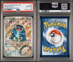 2025 Pokemon TCG Seismitoad 105/086 Sv: Black Bolt Illustration Rare Holo PSA 10 - Image 3