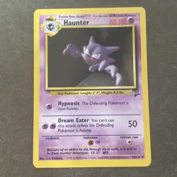 Haunter 43/130 Pokemon TCG Base Set 2 Regular Uncommon LP - Image 1