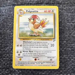 2000 Pokemon Base Set 2 Pidgeotto 28/130 Non-holo Rare NM/LP WOTC Nintendo TCG - Image 1