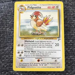 2000 Pokemon Base Set 2 Pidgeotto 28/130 Non-holo Rare NM/LP WOTC Nintendo TCG - Image 2