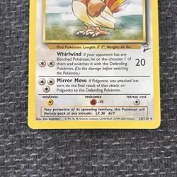 2000 Pokemon Base Set 2 Pidgeotto 28/130 Non-holo Rare NM/LP WOTC Nintendo TCG - Image 3