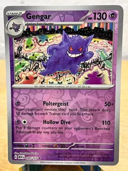 151 Gengar 094/165 Rare Pokemon Reverse Holo NM/M - Image 1
