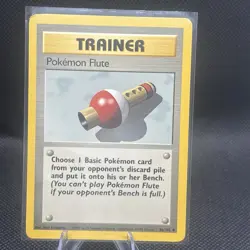 Pokemon Flute (86/102) - Base Set Unlimited - Pokemon TCG - NM - Image 1