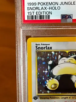 Snorlax (1st edition) - PSA 7 - 11/64 Jungle Holo Pokemon TCG 1999 - Image 3