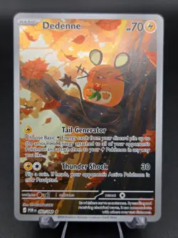 Pokemon TCG Dedenne 093/088 Illustration Rare Holo Perfect Order Near Mint - Image 1
